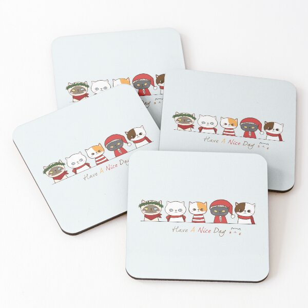 Item preview, Cute Cats Have A Nice Day designed and sold by Haxino.
