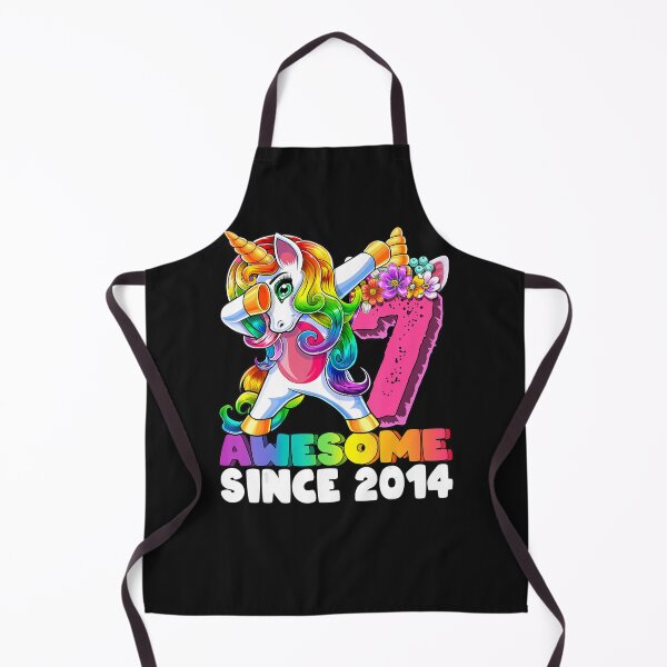 Item preview, Awesome Since 2014 Dabbing Unicorn 7Th Birthday Girls designed and sold by Jindohu58299.