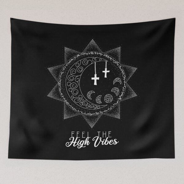 Item preview, Moon Geometric Moon Phases High Vibes designed and sold by AOCreativeProd.