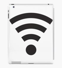 Simple WiFi Logo - Black iPad Case/Skin