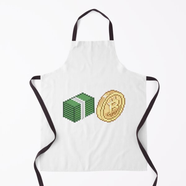 Item preview, Arte del pixel del dólar de Bitcoin designed and sold by Jane Rezy.