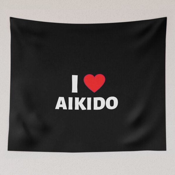 Item preview, I Love Aikido designed and sold by HobbyRoost.