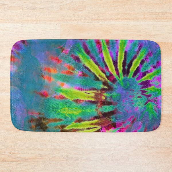 Item preview, Tie Dye Trippy Spiral Peacock Feather Pattern designed and sold by SoccaTamam.