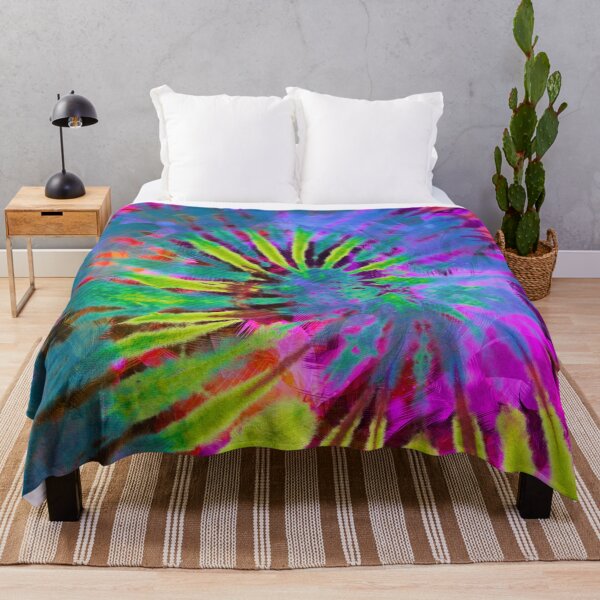 Item preview, Tie Dye Trippy Spiral Peacock Feather Pattern designed and sold by SoccaTamam.