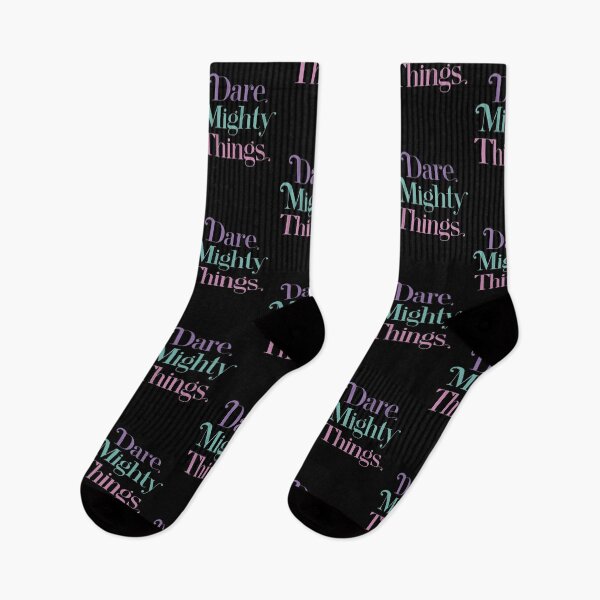 Item preview, Dare Mighty Things Pastel Colored Design designed and sold by Pastelthoughts.
