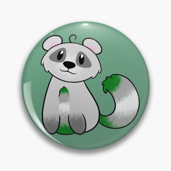 Item preview, Greyromantic raccoon designed and sold by Lemyah.