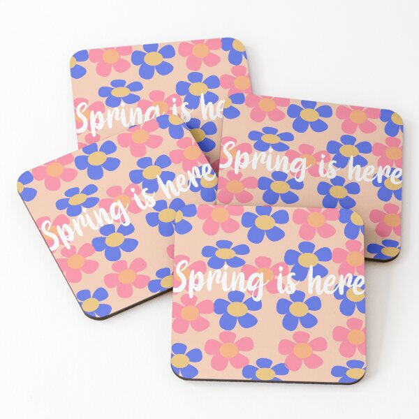 Item preview, colorful flower pattern spring is here designed and sold by Northendesigns.