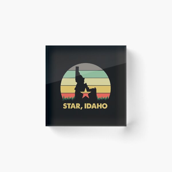 Item preview, State of Idaho Retro Vintage Sunset Star Idaho Shirt designed and sold by Skechers7654.