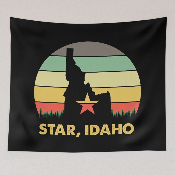 Item preview, State of Idaho Retro Vintage Sunset Star Idaho Shirt designed and sold by Skechers7654.