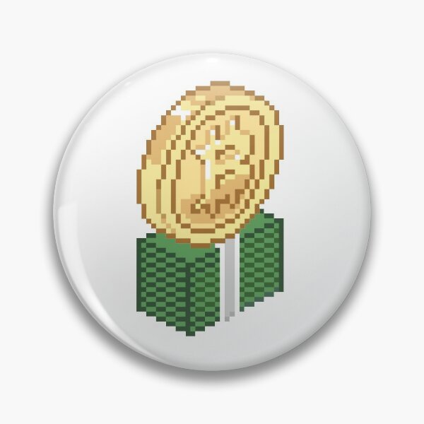 Artikelvorschau, Bitcoin-Dollar-Pixelkunst entworfen und verkauft von Jane Rezy.