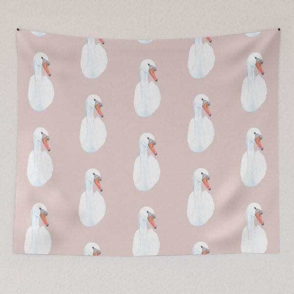 Item preview, Swan illustration by Janneke Calle Art  designed and sold by Janneke Calle.