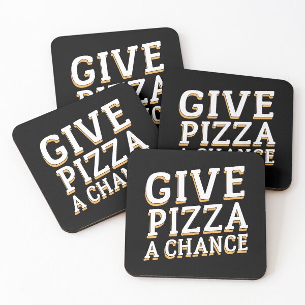 Item preview, Give Pizza A Chance Pizza Pun Funny Pizza Quote designed and sold by sillyquestions.