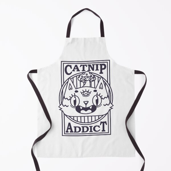 Item preview, Catnip addict illustration designed and sold by GazingNeko.