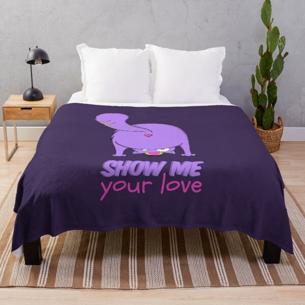 Item preview, Purple Cat Chubby Cat Show Me Your Love designed and sold by Cat N' Doodles.