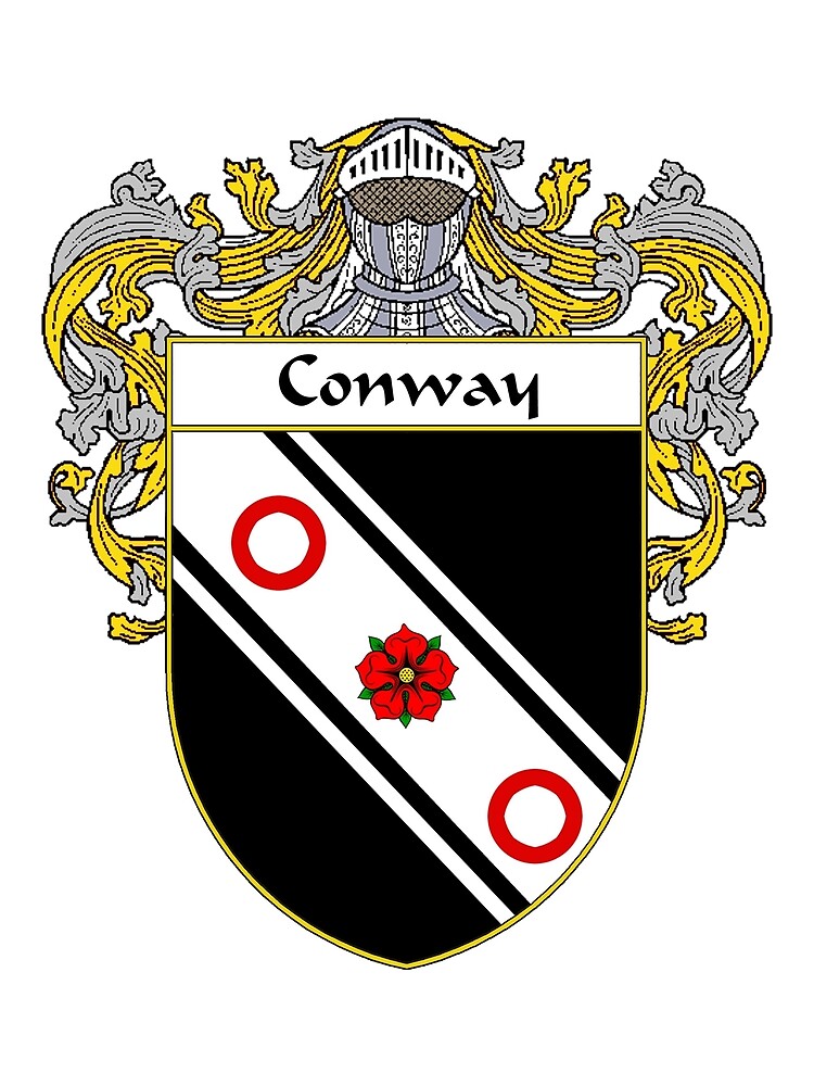 Download Conway Coat Of Arms Family Crest Greeting Card By Irisharms Redbubble