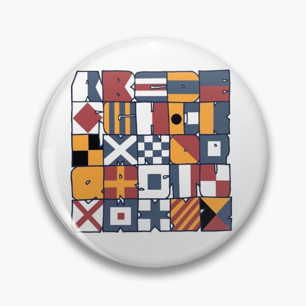 Item preview, Nautical signal flags designed and sold by NitArtCafe.