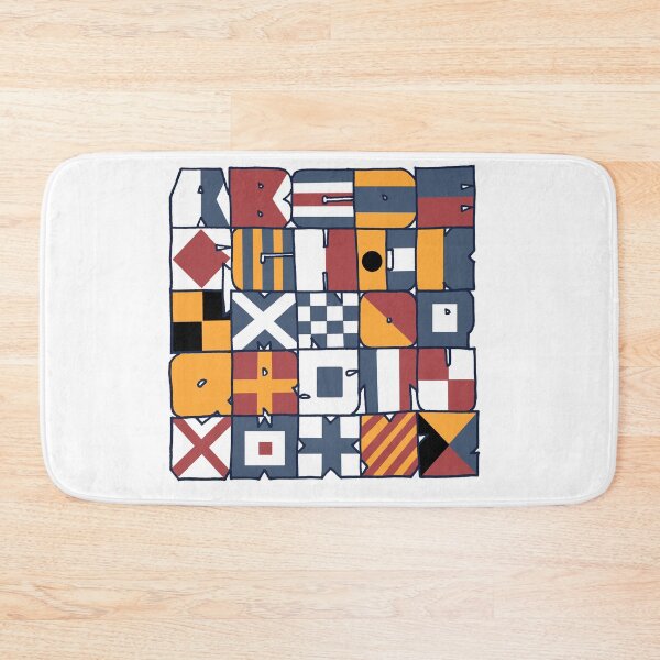 Item preview, Nautical signal flags designed and sold by NitArtCafe.