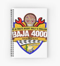 Baja 4000 Official Logo Merchandise Spiral Notebook