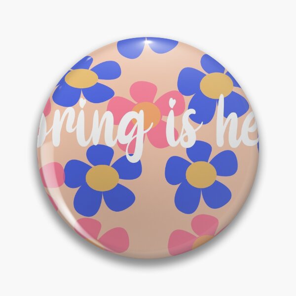 Item preview, colorful flower pattern spring is here designed and sold by Northendesigns.