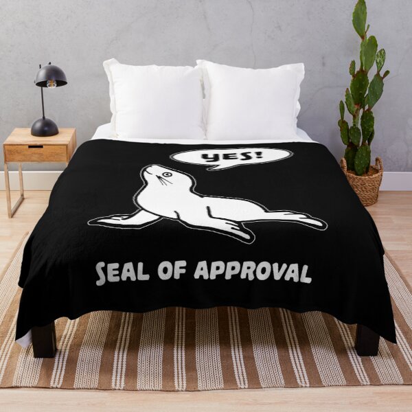 Item preview, Seal Of Approval Pun Animal Pun Humor Funny Positive designed and sold by sillyquestions.