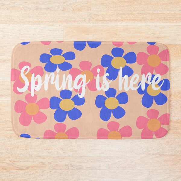 Item preview, colorful flower pattern spring is here designed and sold by Northendesigns.