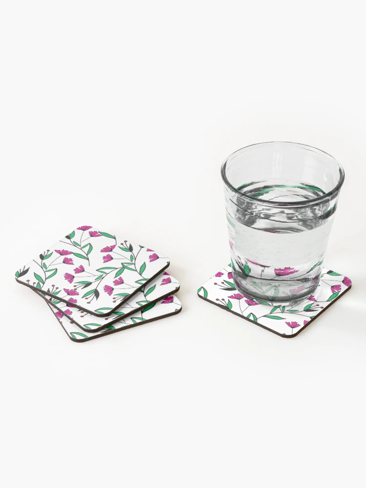 Thumbnail 2 of 5, Coasters (Set of 4), Spring is here collection designed and sold by Fortified.
