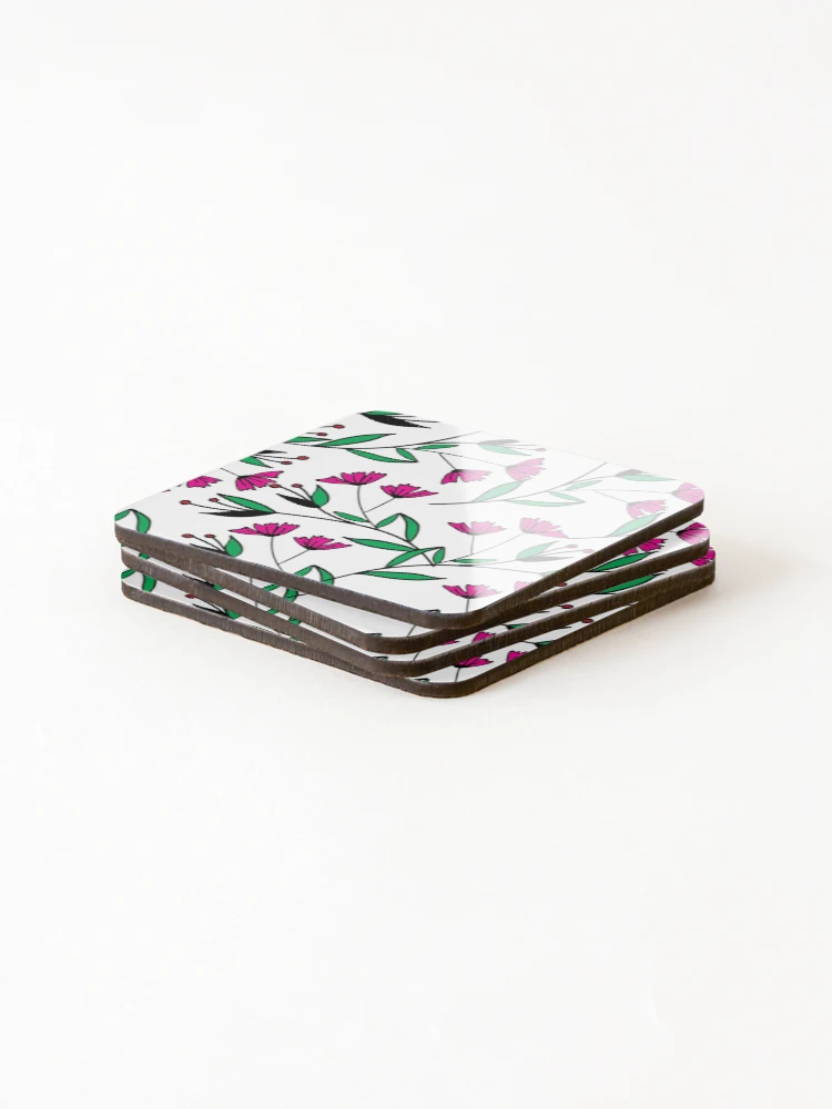 Thumbnail 4 of 5, Coasters (Set of 4), Spring is here collection designed and sold by Fortified.