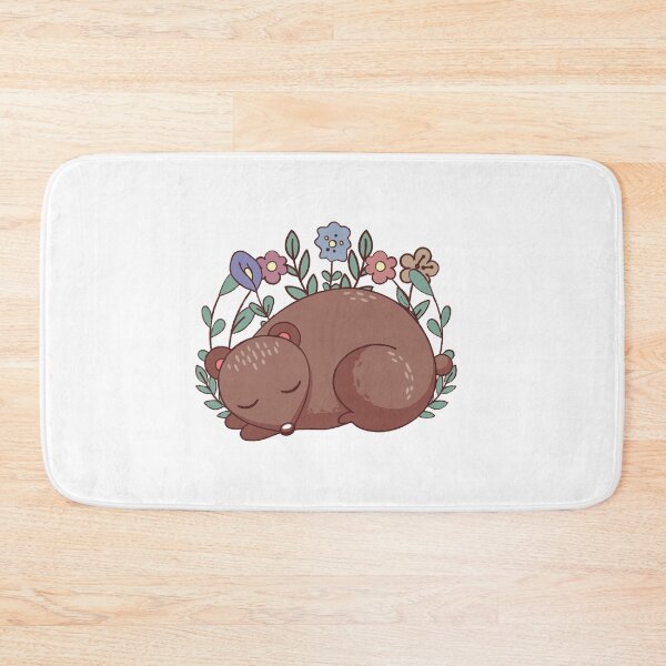 Item preview, Sleeping bear illustration designed and sold by GazingNeko.