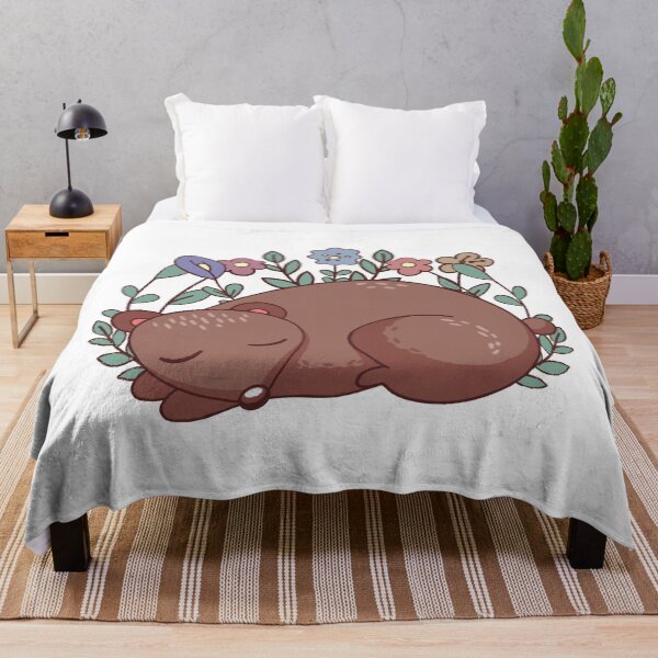 Item preview, Sleeping bear illustration designed and sold by GazingNeko.