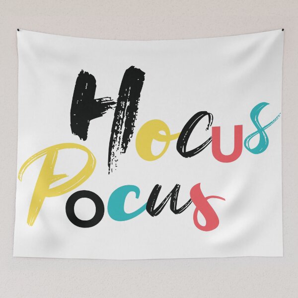 Item preview, Modern, colorful, fun, cool, trendy graphic design of Hocus Pocus designed and sold by theendup.