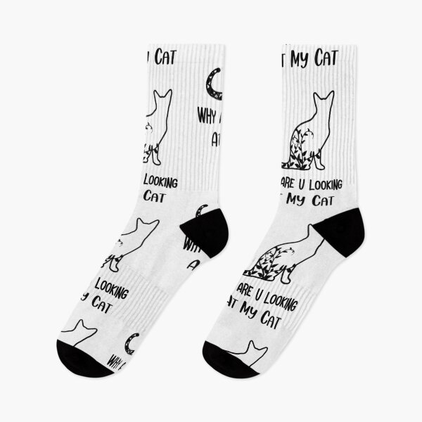 Item preview,  Why Are You Looking At My Cat designed and sold by Designhub14.