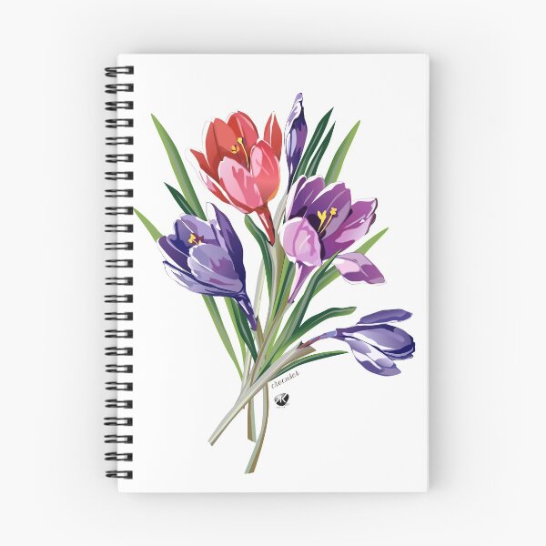 Item preview, Crocuses illustration designed and sold by Alexandra Kueny.