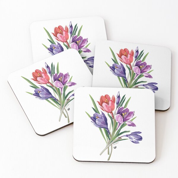 Item preview, Crocuses illustration designed and sold by Alexandra Kueny.