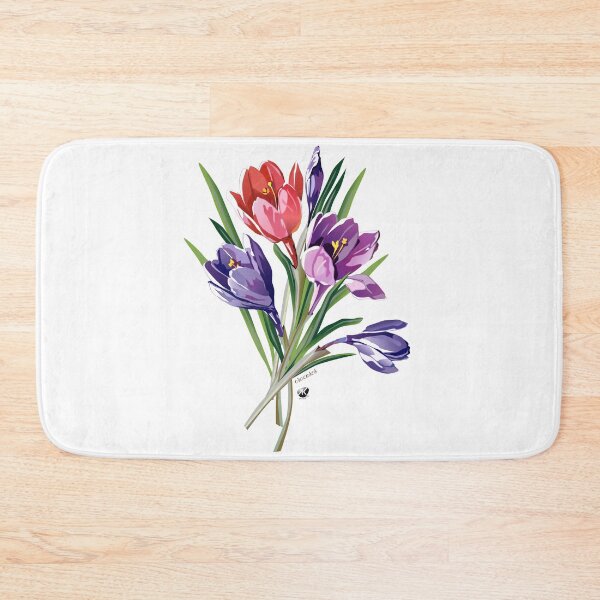 Item preview, Crocuses illustration designed and sold by Alexandra Kueny.