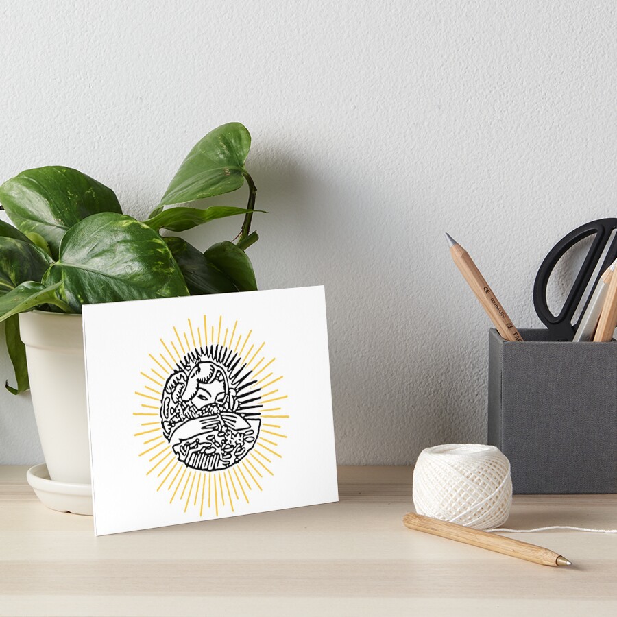 Item preview, Art Board Print designed and sold by RoamingRabbit.