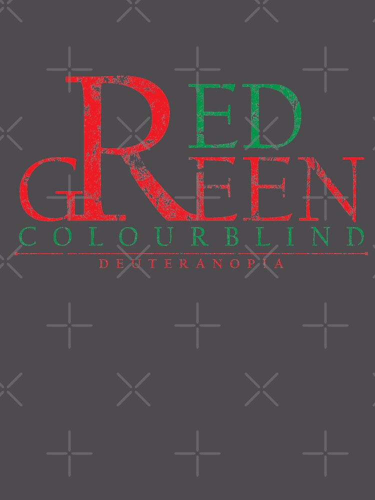 Thumbnail 6 of 6, Premium Oversized Sweatshirt, Colourblind - Red Green (Worn) [Roufxis-Rb] designed and sold by RoufXis.
