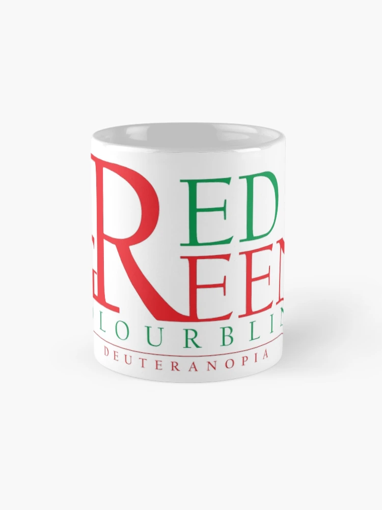 Thumbnail 4 of 6, Coffee Mug, Colourblind - Red Green [Roufxis-Rb] designed and sold by RoufXis.