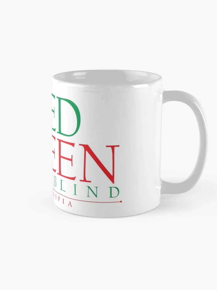 Thumbnail 3 of 6, Coffee Mug, Colourblind - Red Green [Roufxis-Rb] designed and sold by RoufXis.