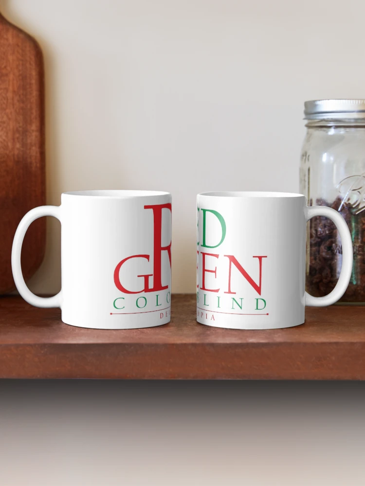 Thumbnail 2 of 6, Coffee Mug, Colourblind - Red Green [Roufxis-Rb] designed and sold by RoufXis.