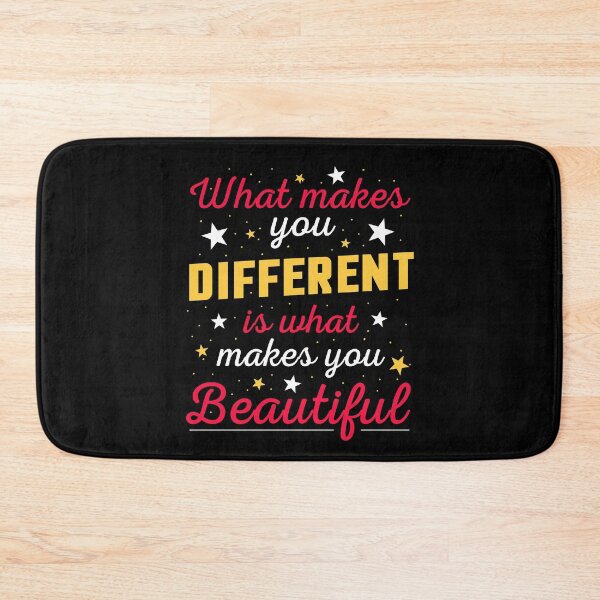 Item preview, What Makes You Different Is What Makes You Beautiful Positive Message designed and sold by sillyquestions.