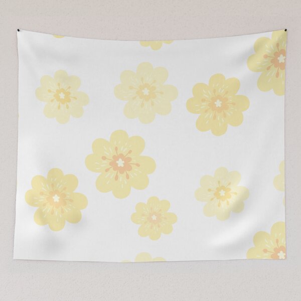 Item preview, Forget-me-not flower peachy pattern botanical designed and sold by moobg.