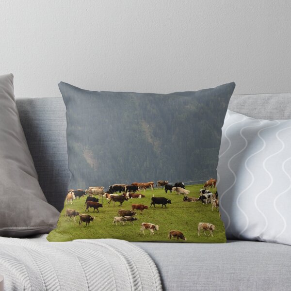 Item preview, Cattle On Mountain Pasture designed and sold by Elzbieta Fazel.