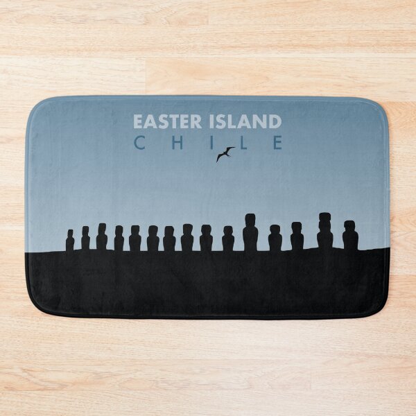 Item preview, Easter Island Rapa Nui Minimalist Art - Chile Gift designed and sold by PilgrimageShop.