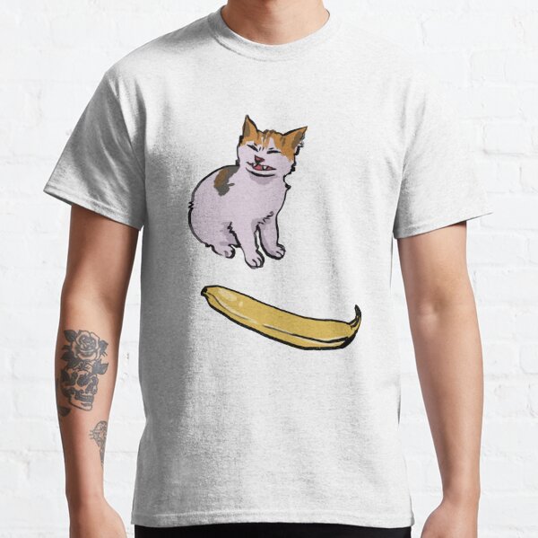 I draw the angry cat no banana meme Photographic Print for Sale