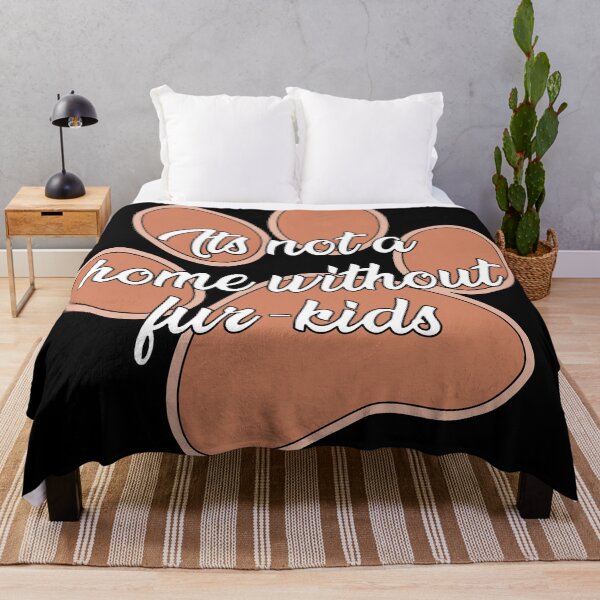Item preview, It's not a home without fur- kids designed and sold by Mandala & More.