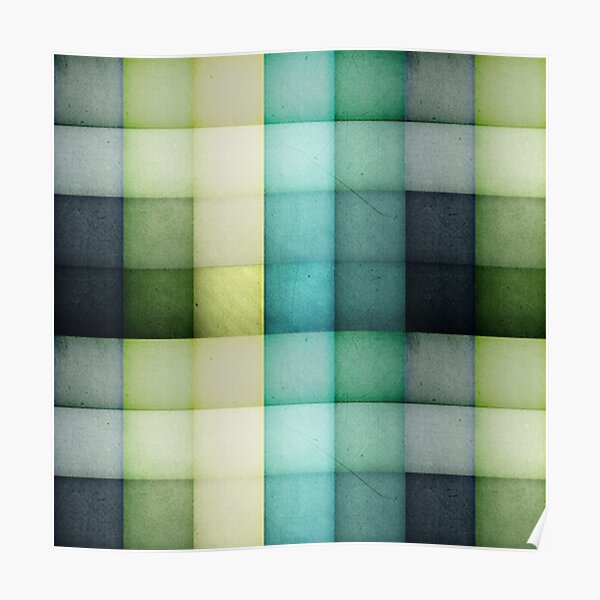 Colored squares Poster