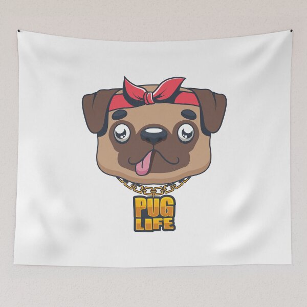 Item preview, Pug life pun designed and sold by GazingNeko.