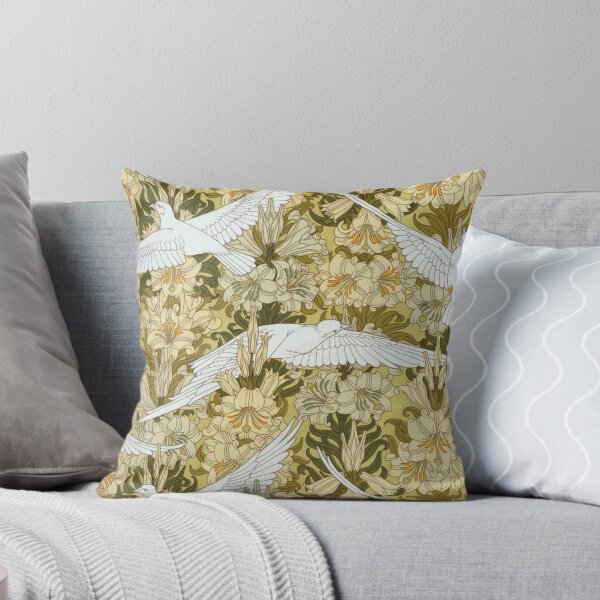 Aperçu de l'œuvre Oiseaux en motif de fleurs créée et vendue par Crayonjar.