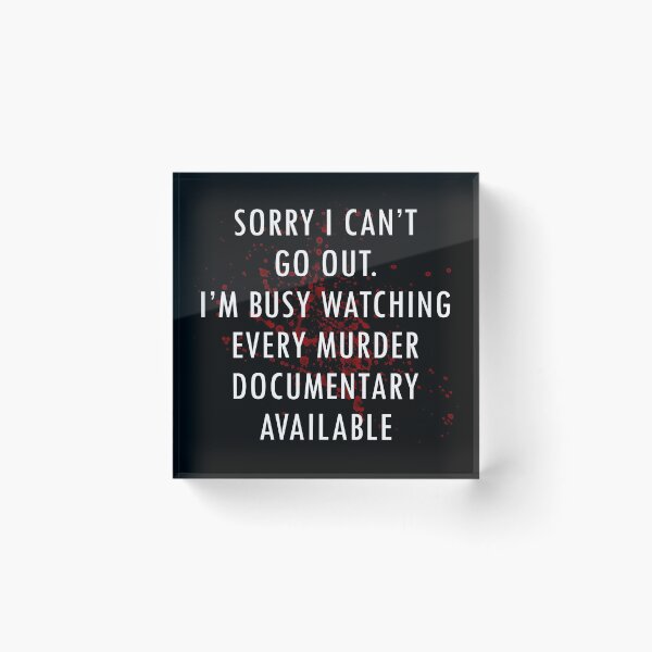Item preview, True Crime Thriller Serial Killer TV Shows designed and sold by CuteDesigns1.