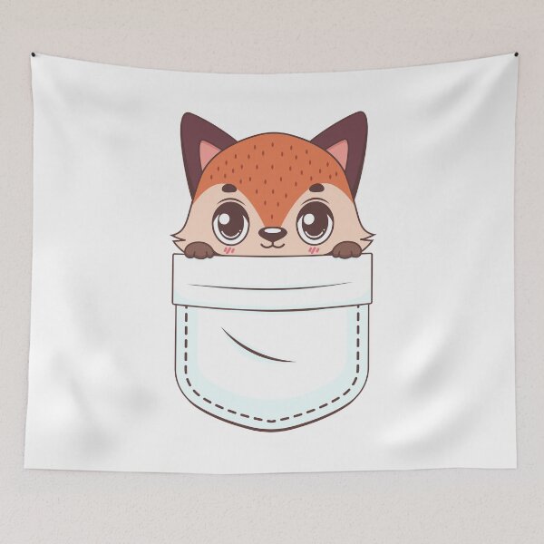 Item preview, Pocket fox designed and sold by GazingNeko.